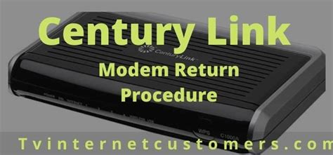 centurylink return modem|centurylink return my modem.